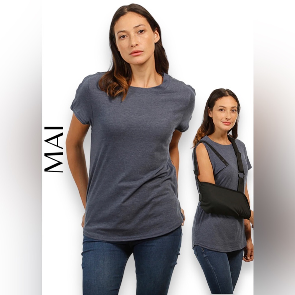NEW MAI WE CARE ADAPTIVE CLOTHING Women Short Sleeve SIZE XXXL post surgery
